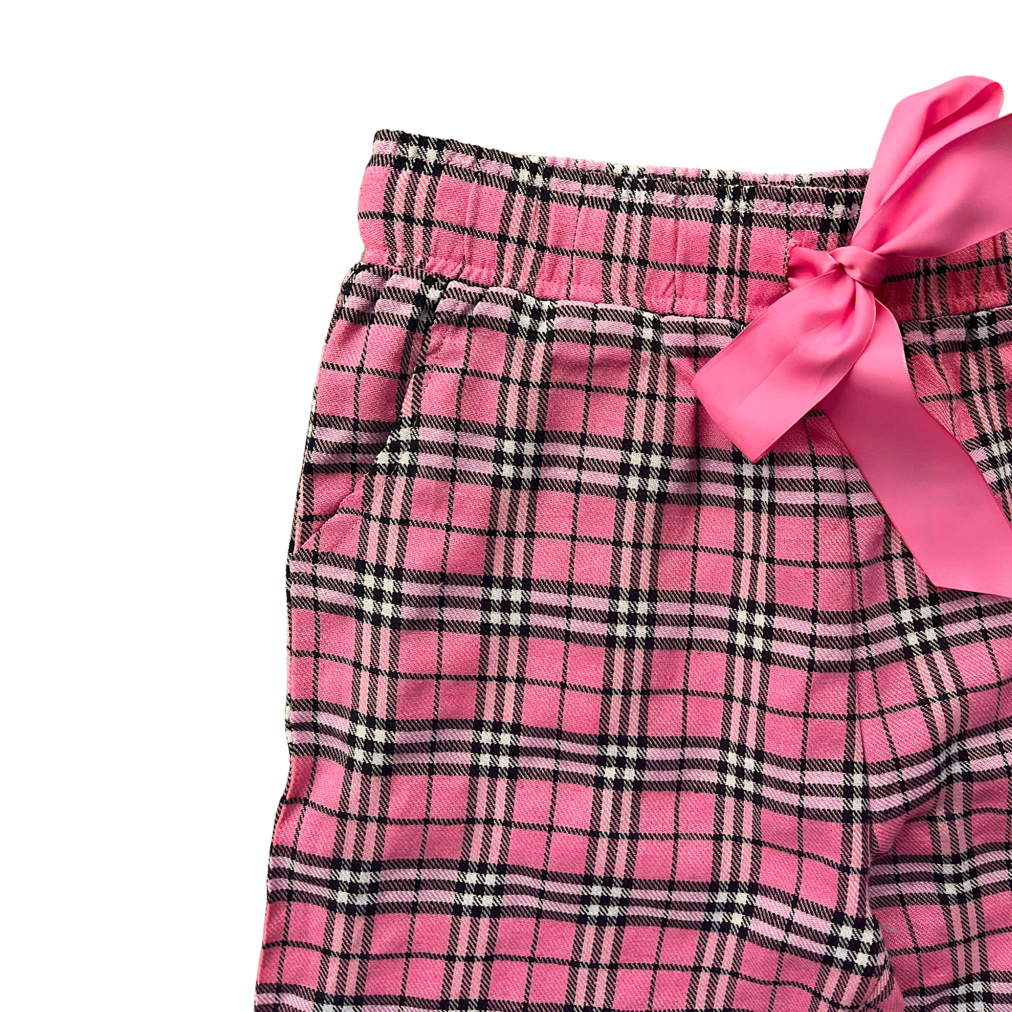 Pink Plaid GYMNAST Flannel Lounge Pants