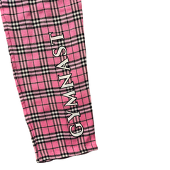 Pink Plaid GYMNAST Flannel Lounge Pants