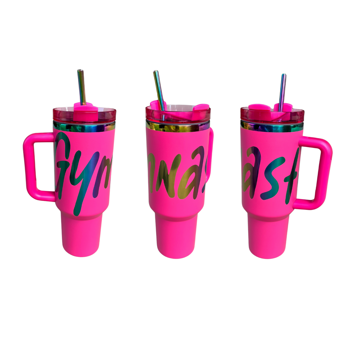 40oz Gymnast Tumbler with Straw