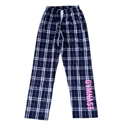 Navy GYMNAST Flannel Pants