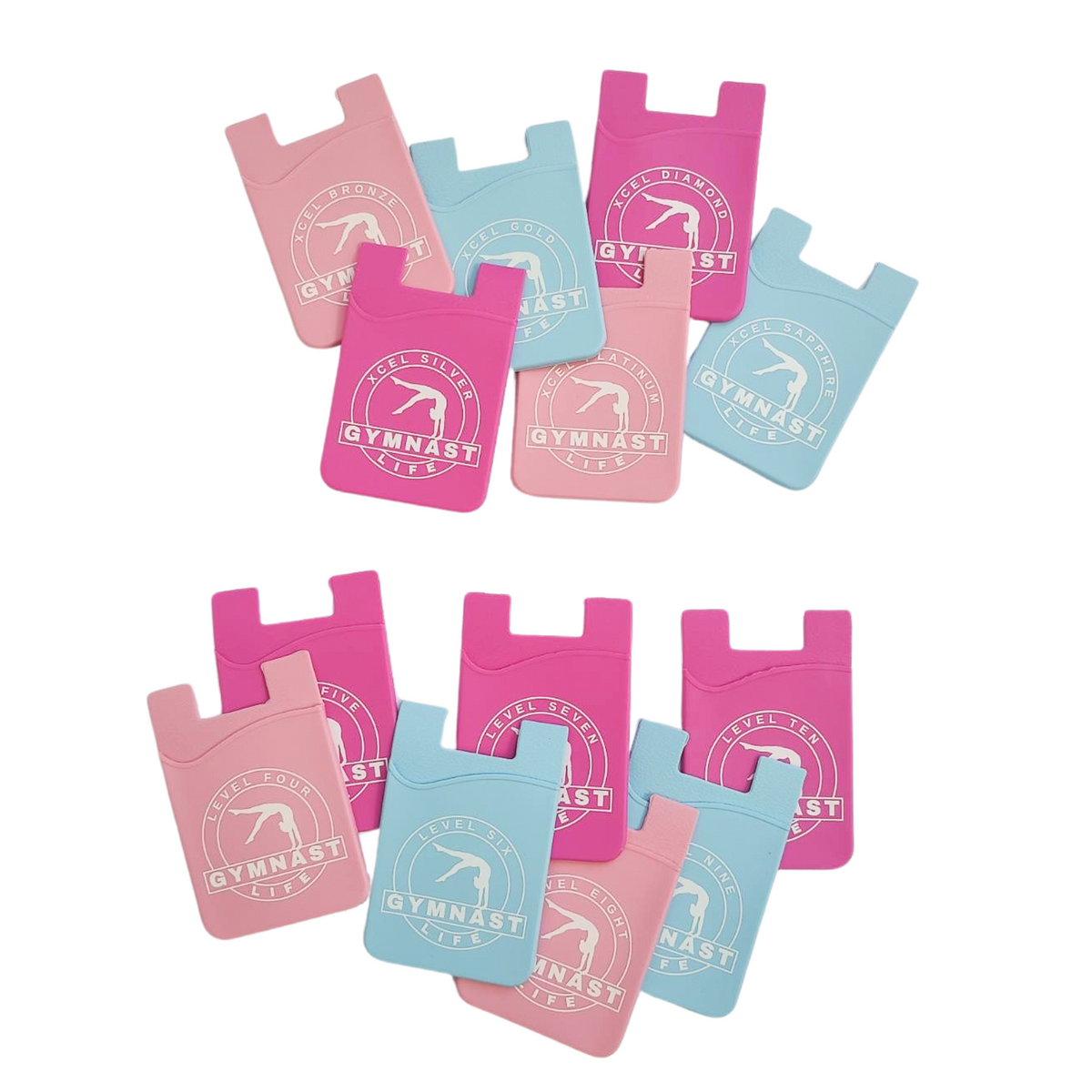 Gymnastics Phone Card Holder – Customize with Your Gymnastics Level!