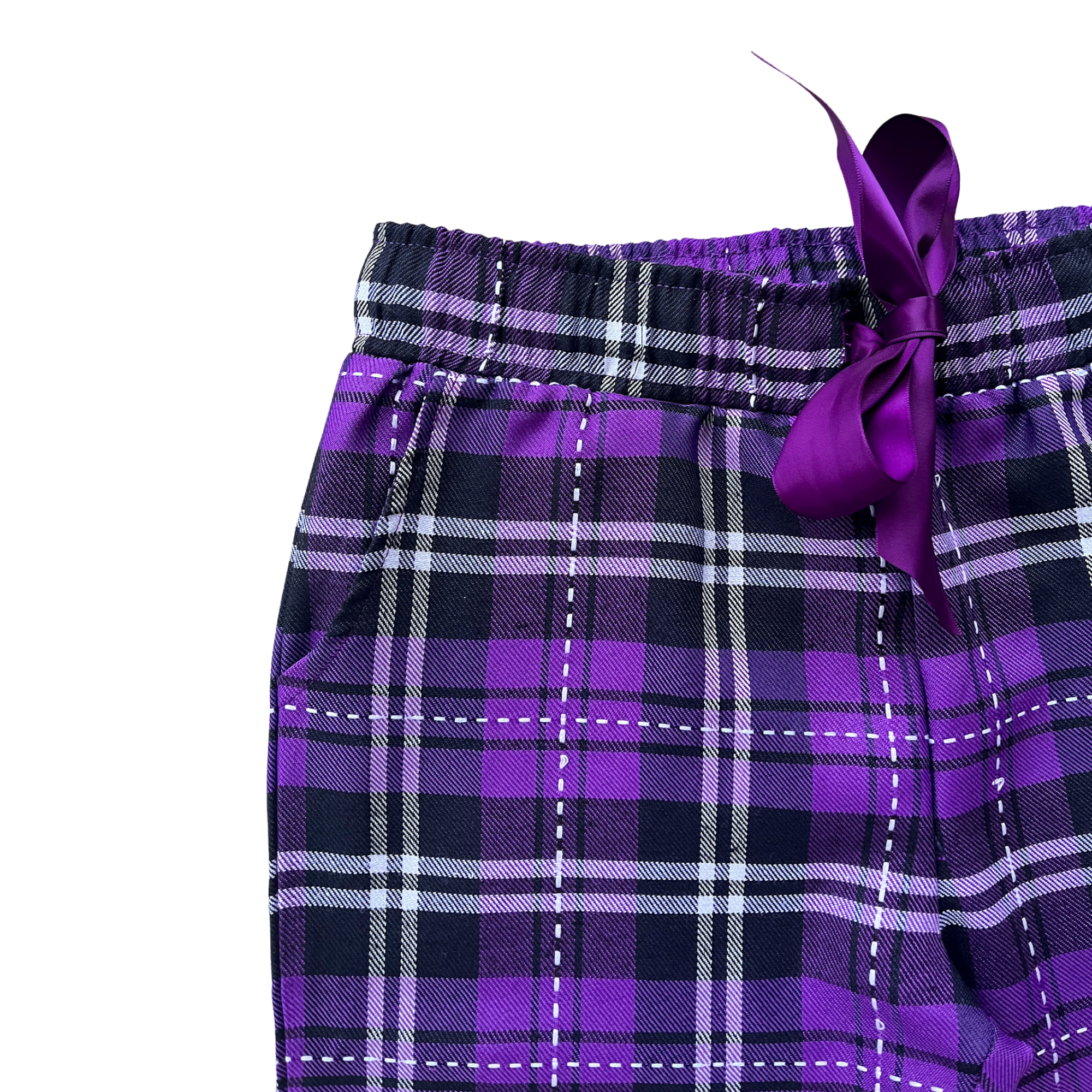 Purple Plaid GYMNAST Flannel Lounge Pants